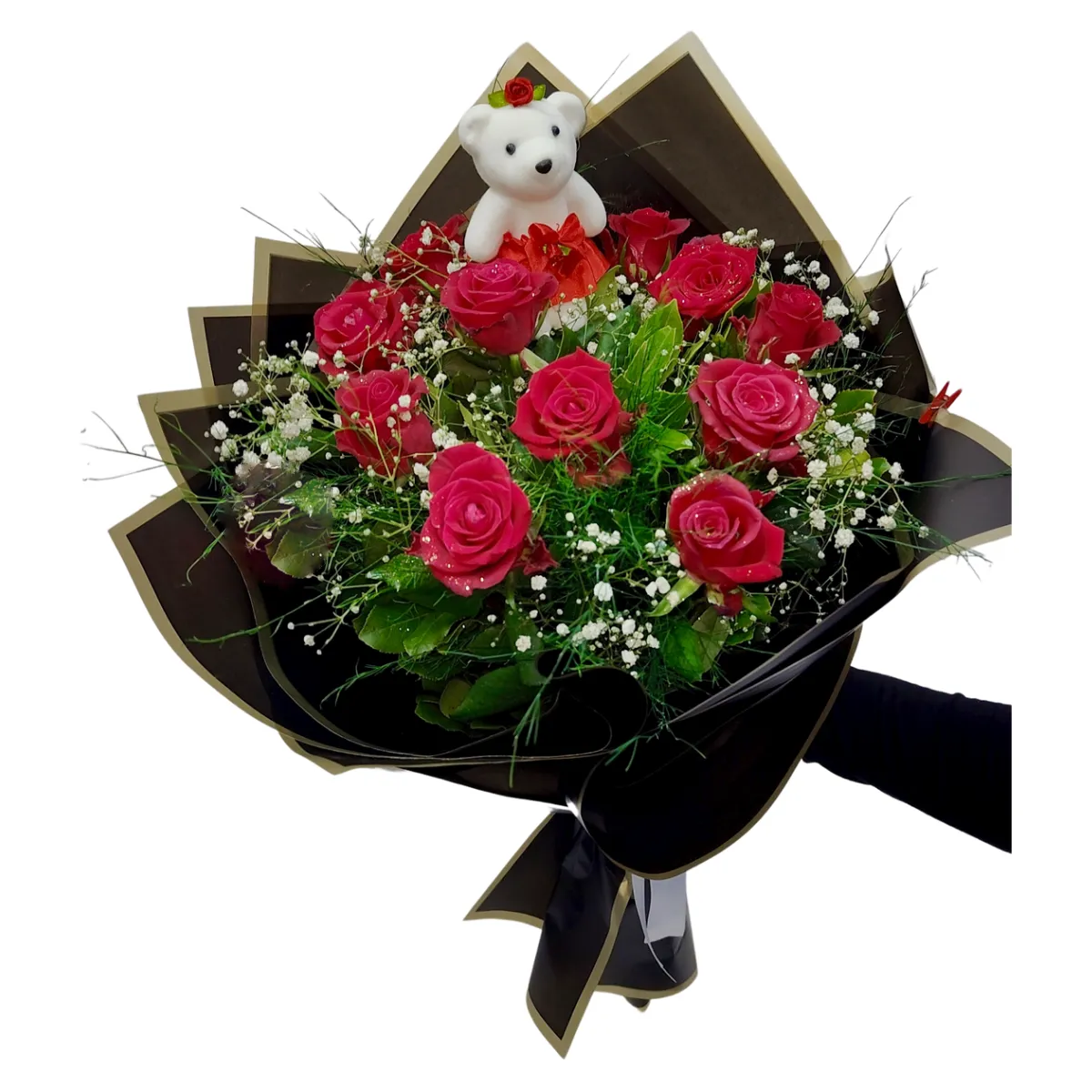 11 Kırmızı Gül Buketi