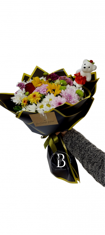 Kasımpatı Buketi Rengarenk