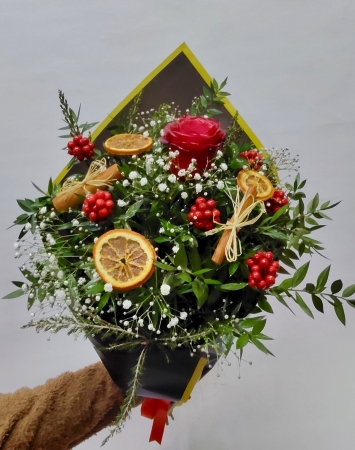 Tek Güllü Kokina Buketi